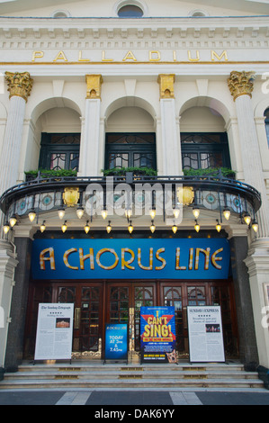 Palladium Theater außen Soho Bezirk central London England Großbritannien UK Europe Stockfoto