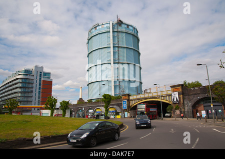 Battersea Gaswerk am Queens Zirkus Kreisverkehr Battersea Bezirk London England Großbritannien UK Europe Stockfoto