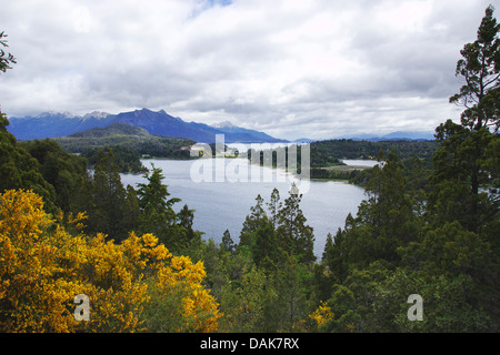 Llao Llao von Bella Vista, Argentinien, Patagonien, Anden, San Carlos de Bariloche Stockfoto