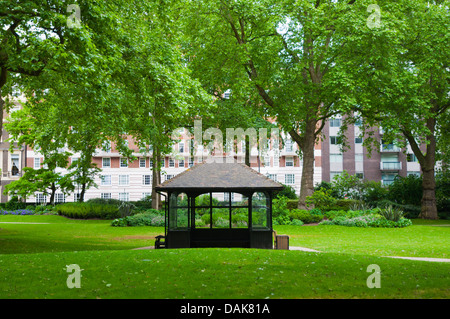 Portman Square Gardens Marylebone Bezirk central London England Großbritannien UK Europe Stockfoto