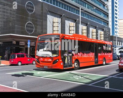 dh AUCKLAND NEUSEELAND City Link Bus Alexander Dennis Enviro 200 Dart Singledecker Busse Stockfoto
