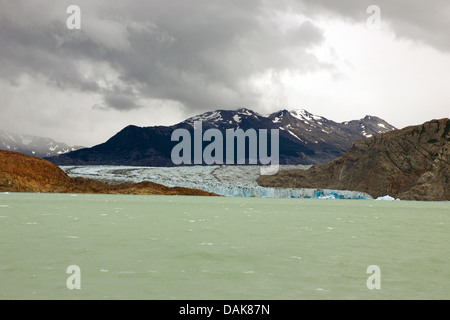 Gletscher Viedma und Lago Viedma, Argentinien, Patagonien, Anden, der Nationalpark Los Glaciares Stockfoto