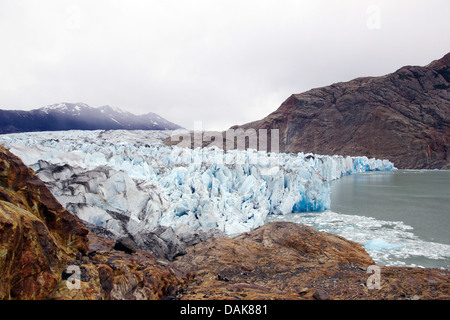 Gletscher Viedma und Lago Viedma, Argentinien, Patagonien, Anden, der Nationalpark Los Glaciares Stockfoto