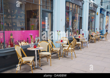 Cafe Terrasse Royal Opera Arcade-St James London England Großbritannien UK Mitteleuropa Stockfoto