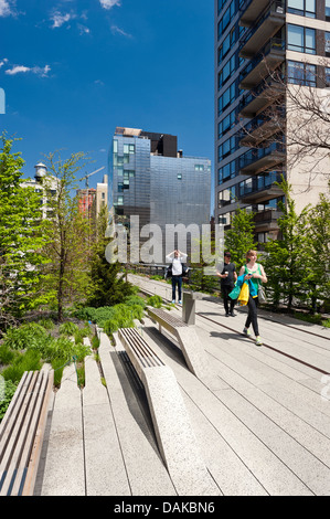 High Line High Line Park in New York Stockfoto