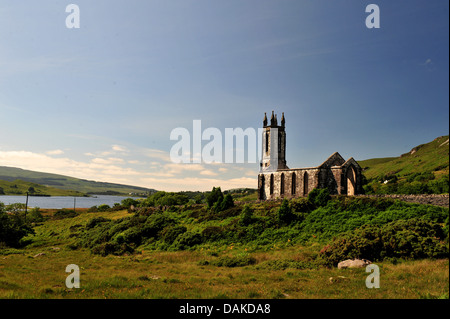 Dunlewey Kirche von Irland, vergifteten Glen, County Donegal, Irland. Stockfoto