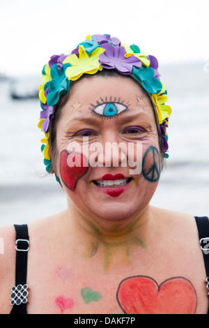 Polar Bear Club Coney Island Brooklyn NewYork Stockfoto