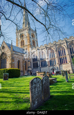 Dreifaltigkeitskirche in Bath, Warwickshire, Vereinigtes Königreich Stockfoto