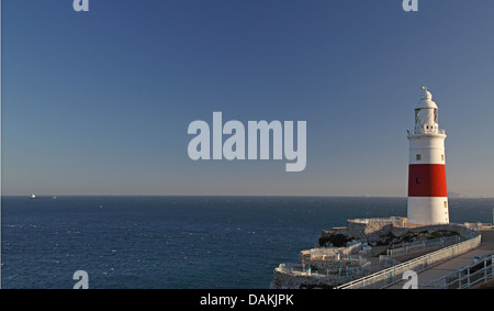 Leuchtturm Euopa Punkt, Gibraltar Stockfoto