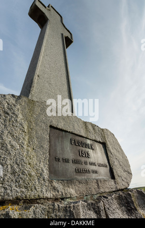 Flodden Field, 1513 Schlacht, englischer Sieg über die Schotten in Northumberland. 9. September 2013 500. Geburtstag. Stockfoto