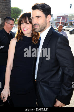 Los Angeles, Kalifornien, USA. 15. Juli 2013. Rosemarie DeWitt, Ron Livingston an der Los Angeles Premiere von '' The zaubern '' im Arclight Cinerama Dome in Hollywood, Kalifornien am 15. Juli 2013 statt. 2013-Credit: D. Long/Globe Photos/ZUMAPRESS.com/Alamy Live-Nachrichten Stockfoto