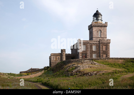 Der Leuchtturm von Stevenson, Isle of May, Schottland Stockfoto