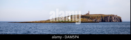 Panoramablick auf der Isle of May in den Firth of Forth in Schottland. Stockfoto