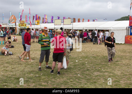 Glastonbury Festival 2013, Somerset, England, Vereinigtes Königreich. Stockfoto