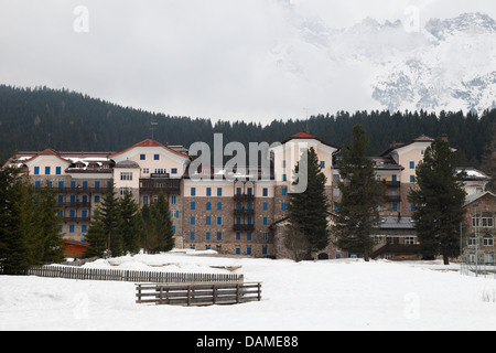Historisches Schloss, Welschnofen, Südtirol Stockfoto