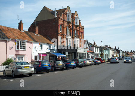 High Street, Aldeburgh, Suffolk, UK. Stockfoto