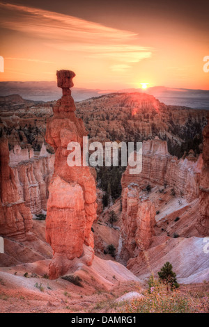 USA, Utah, Bryce Canyon Nationalpark, der Hammer des Thor Stockfoto