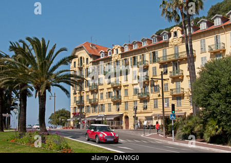 Quai Lunel schönen alten Vieux Port Hafen Côte d ' Azur Cote d ' Azur mediterran Stockfoto