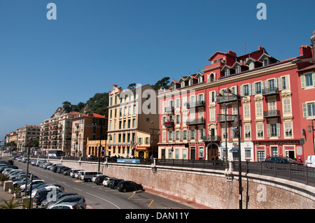 Quai de Docs Nizza Altstadt Vieux Port Hafen französische Riviera-Cote d ' Azur-mediterran Stockfoto