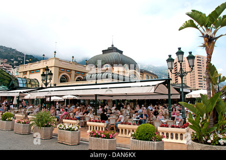 Cafe de Paris Place du Casino Monte Carlo Fürstentum von Monaco French Riviera Côte d ' Azur Stockfoto