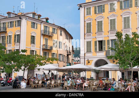 Restaurant Platz Garibaldi Nizza Côte d ' Azur Cote d ' Azur Frankreich Stockfoto