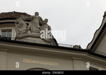 Skulptur der KurhausTheatre Meran Stockfoto