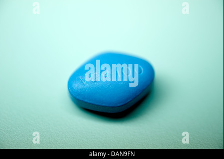 Viagra Pfizer Tabletten 100mg Sildenafil Impotenz erektile Dysfunktion Stockfoto