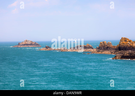 Pointe du Grouin, Cancale, Bretagne, Frankreich Stockfoto