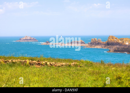 Pointe du Grouin, Cancale, Bretagne, Frankreich Stockfoto