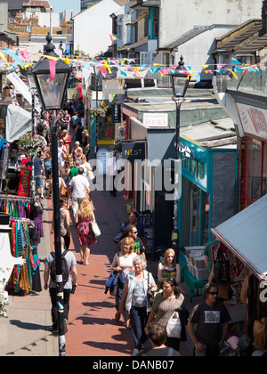 Kensington Gardens in Brighton befindet sich in der North Laines Szeneviertel, Stockfoto