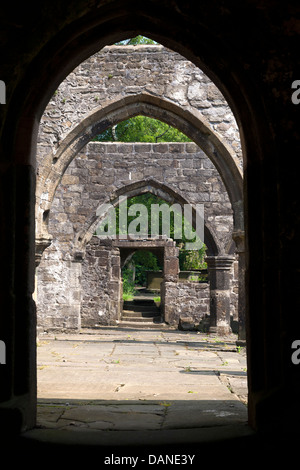 Die Ruinen der alten Kirche von St. Thomas ein Becket, Heptonstall, West Yorkshire Stockfoto