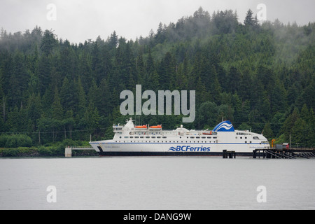 BC Fähren - Prince Rupert zu Skidegate Schiff - Northern Adventure Haida Gwaii Queen Charlotte Islands-Skidegate BC Kanada Stockfoto