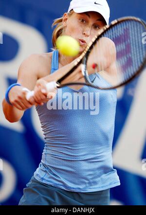 Garstein, Österreich. 16. Juli 2013. WTA Tennis Damen Tour Gastein. Bild zeigt Petra Martic CRO in Runde 1 des Turniers. Bildnachweis: Action Plus Sport Bilder/Alamy Live News Stockfoto