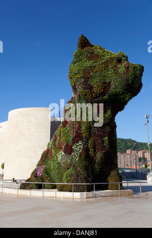 Guggenheimmuseum, Bilbao, Bizkaia, Baskenland, Spanien Stockfoto