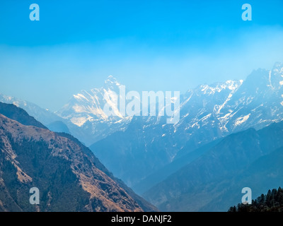 Himalaya-Landschaft in den frühen Morgenstunden, Indien. Stockfoto