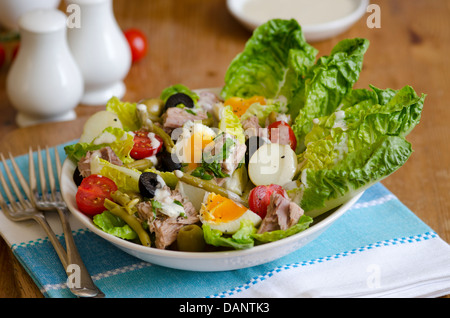 Salat Nicoise Stockfoto