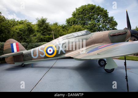 Supermarine Spitfire Replica MK 1 am Battle Of Britain Memorial in Folkestone - Kent - Uk Stockfoto