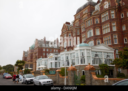 Das Grand Hotel auf Leas in Folkestone - Kent UK Stockfoto