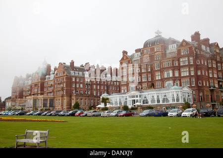 Das Grand Hotel und Metropole auf Leas in Folkestone - Kent UK Stockfoto