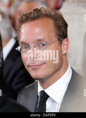 Prinz Jaime de Bourbon de Parma besucht die Beerdigung von seine kaiserliche königliche Hoheit Erzherzog Otto von Habsburg an den Stephansdom in Wien, Österreich, 16. Juli 2011. Foto: Albert Nieboer/RoyalPress Niederlande Stockfoto