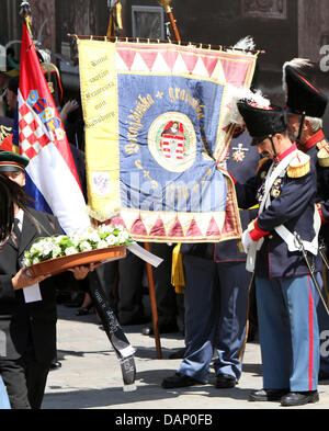 Beerdigung von seine kaiserliche königliche Hoheit Erzherzog Otto von Habsburg an den Stephansdom in Wien, Österreich, 16. Juli 2011. Foto: Albert Nieboer/RoyalPress Niederlande Stockfoto