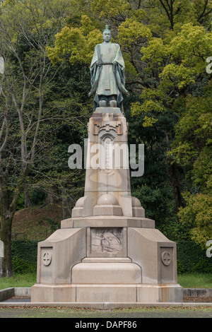 Statue von Shimazu Nariakira, japanische Feudalherren, Kagoshima, Japan Stockfoto