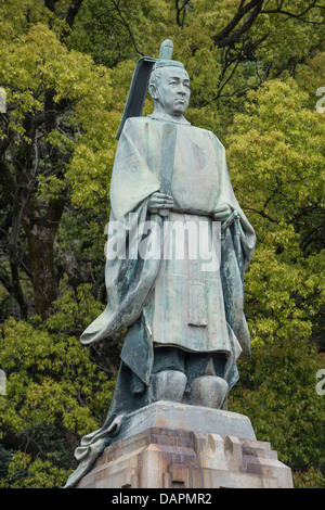 Statue von Shimazu Nariakira, japanische Feudalherren, Kagoshima, Japan Stockfoto