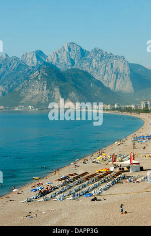 Ägypten, Antalya-Stadt, Konyaalti-Strand Stockfoto