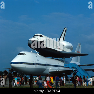 Space Shuttle Enterprise Boeing 747 Stockfoto