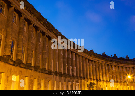 England, Somerset, Bad, dem Royal Crescent Stockfoto