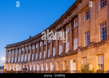 England, Somerset, Bad, dem Royal Crescent Stockfoto