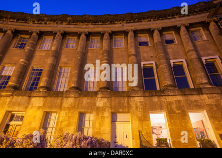 England, Somerset, Bad, dem Royal Crescent Stockfoto