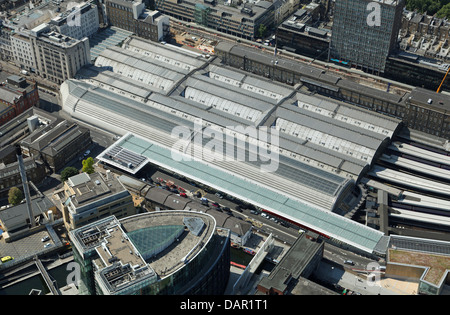 Luftaufnahme von Paddington Station in London W2 Stockfoto