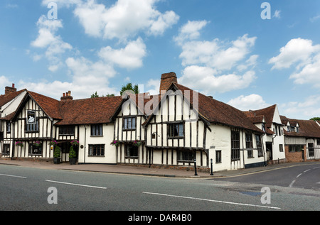 Der Schwan Lavenham Stockfoto